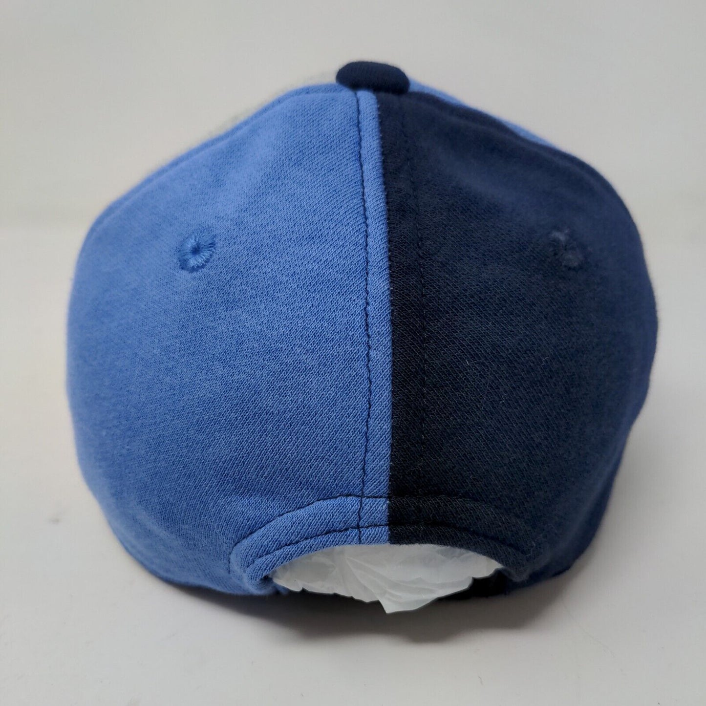 Baby GAP Stretchy Hat Blue Gray Size 12-18 Months Patch Logo Cotton Blend