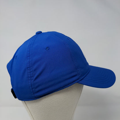 Nike Strapback Hat Blue OSFM Adjustable Embroidered Swoosh Logo Legacy91 Dri-Fit