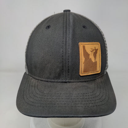 Arcadian Outfitters Snapback Trucker Hat Black OSFA Adjustable Mesh Back 6 Panel
