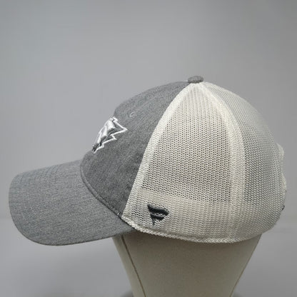 Philadelphia Eagles NFL Fanatics Gray White OSFM Trucker Hat Mesh Back Snapback