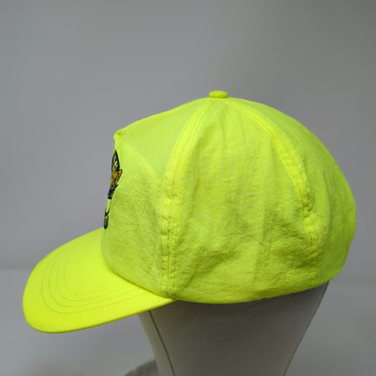 Seafair Seattle Hydro Pit Crew Snapback Hat Green Vintage Nylon 5 Panel Racing