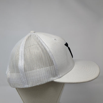 Parform Snapback Mesh Back Trucker Hat White OSFM Embroidered Otto