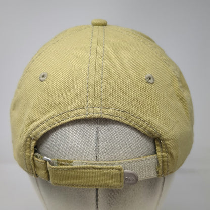 C.A.P. Brand Baseball Cap Beige Black One Size Embroidered Logo Strapback hat