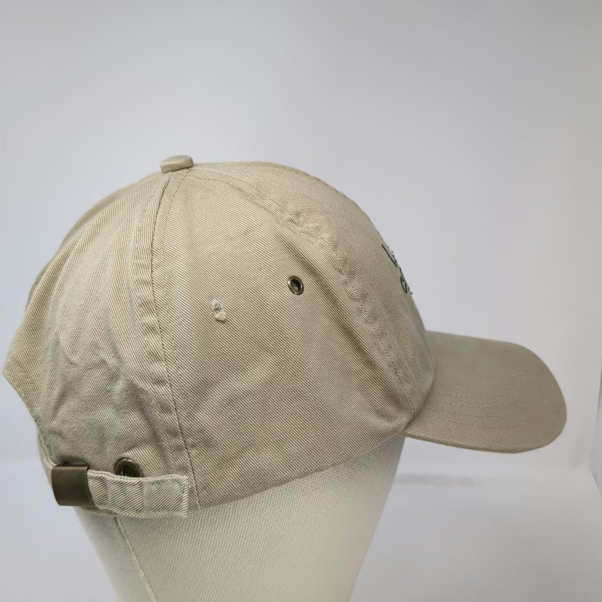 Cotton Deluxe Baseball Cap Beige One Size LASD Carson Fishing Trip Hat 2000