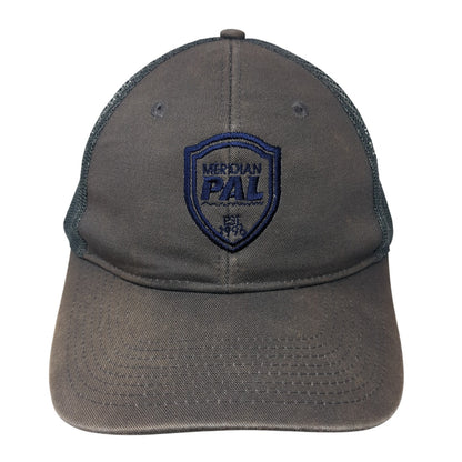 Meridian Pal Est. 1996 Trucker Hat Gray One Size Adjustable Mesh Port Authority