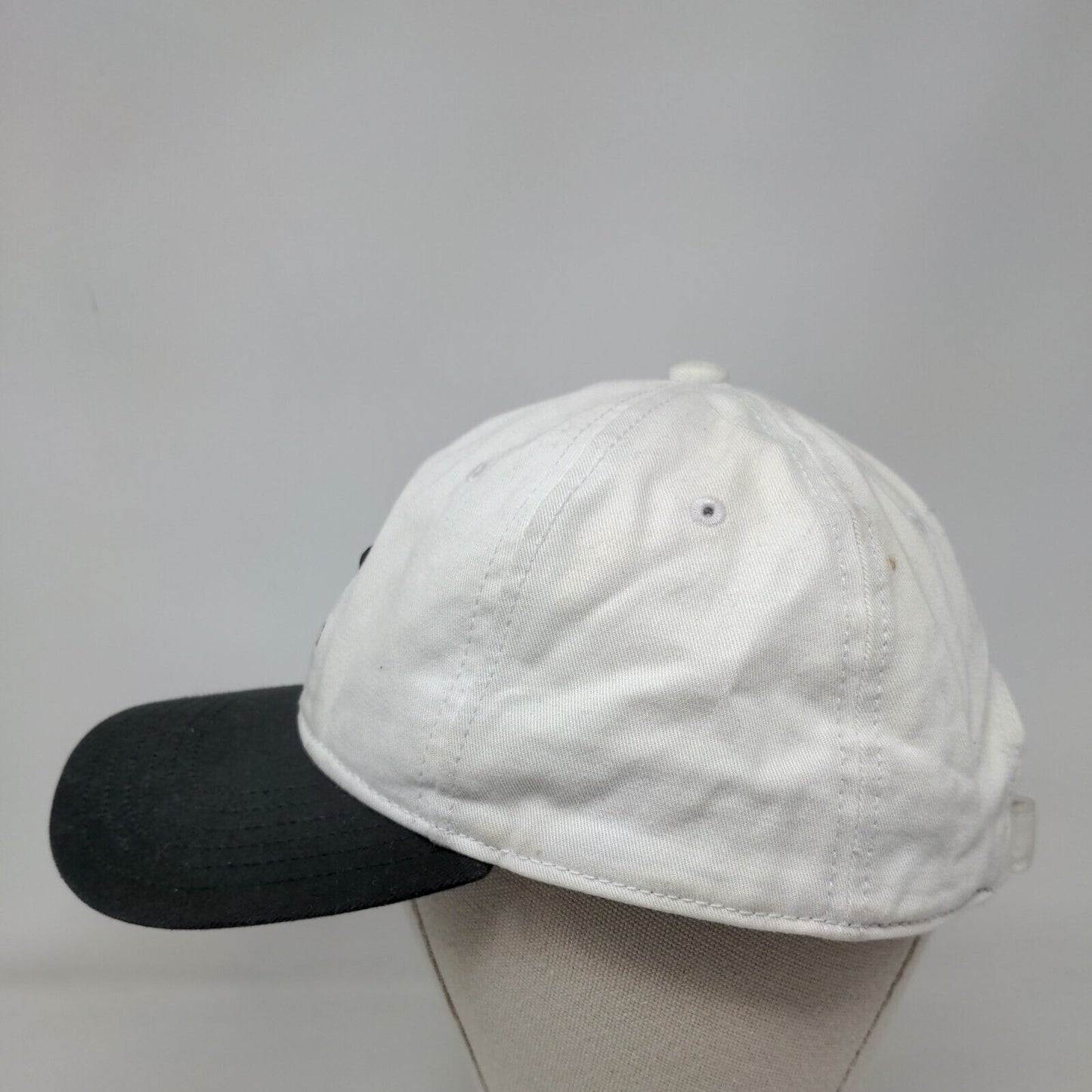 Adidas Trefoil 3 Stripes Slideback Hat White OSFM Embroidered Colorblock