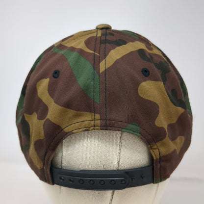Yupoong Snapback Lucky Pro Scooters Green One Size Camo Clover Flat Brim Hat