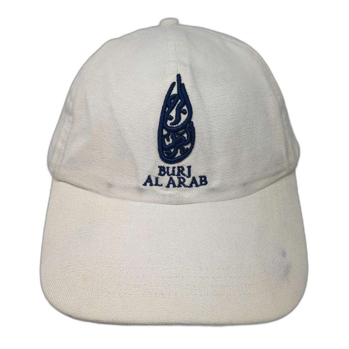 Jumeirah Baseball Cap White One Size Burj Al Arab Embroidered Slideback Hat