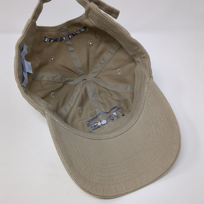 WCE Dare To Dream Slideback Hat Tan One Size Adjustable 6 Panel Port & Company