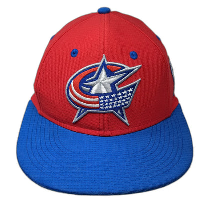 Connecticut Capitals Pukka Cap Red Blue Size S Flat Brim A-Flex Embroidered Hat