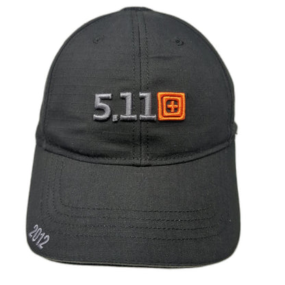 5.11 Tactical Baseball Cap Black OSFM Strapback 2012 Logo Hat Apparel
