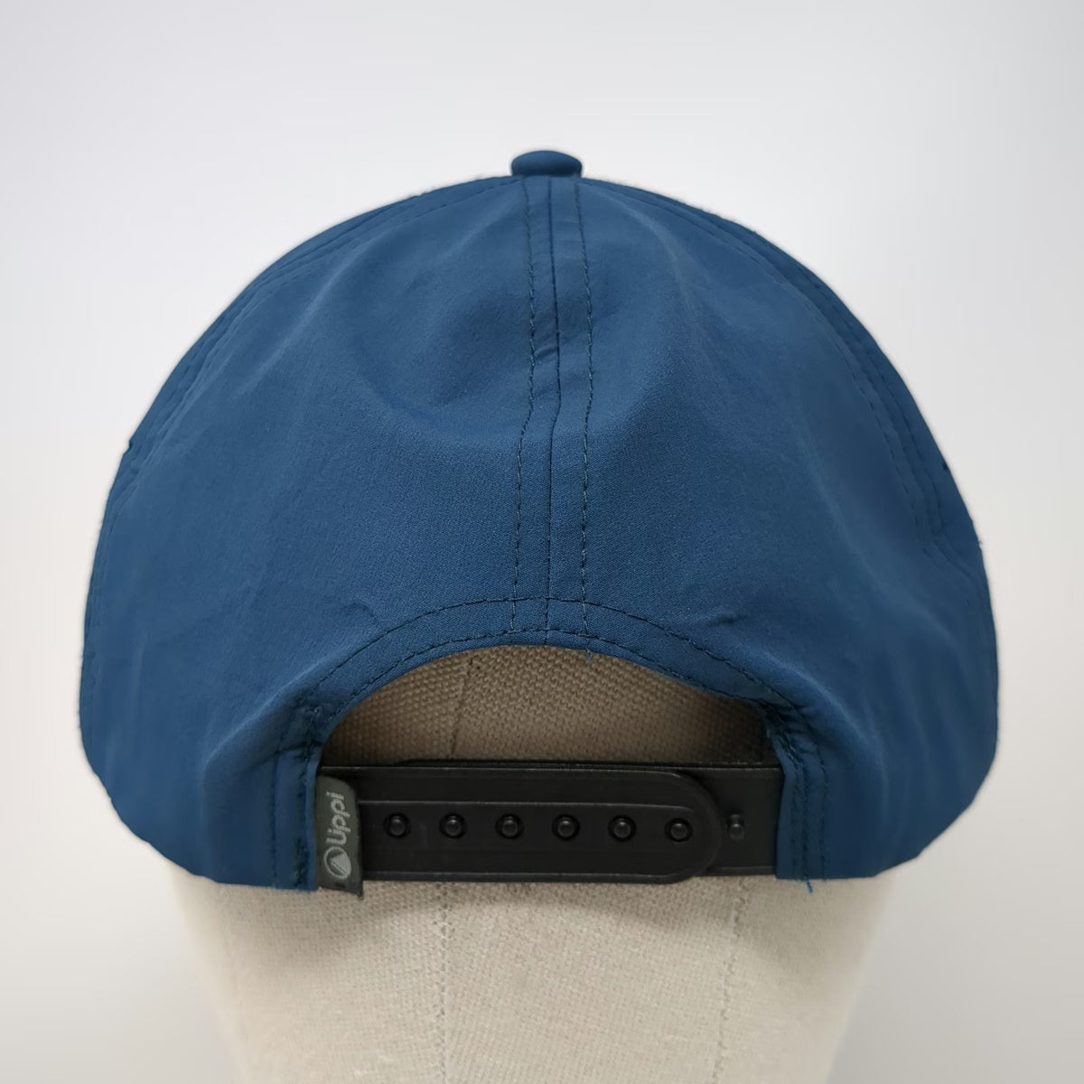 Lippi Snapback Blue Hat One Size Perforated Quick Dry Nylon Spandex Athletic