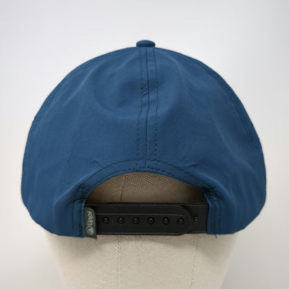 Lippi Snapback Blue Hat One Size Perforated Quick Dry Nylon Spandex Athletic