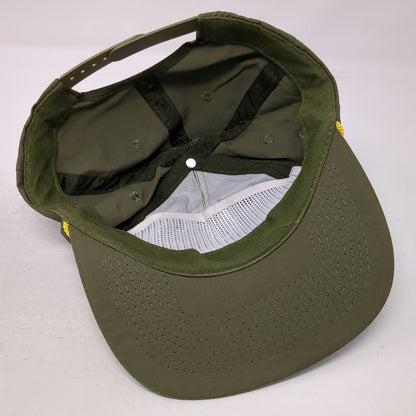 Four Walls Irish American Whiskey 5 Panel Green One Size Rope Snapback Hat