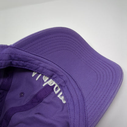 Alabama Strapback Hat Purple One Size Adjustable Embroidered 6 Panel