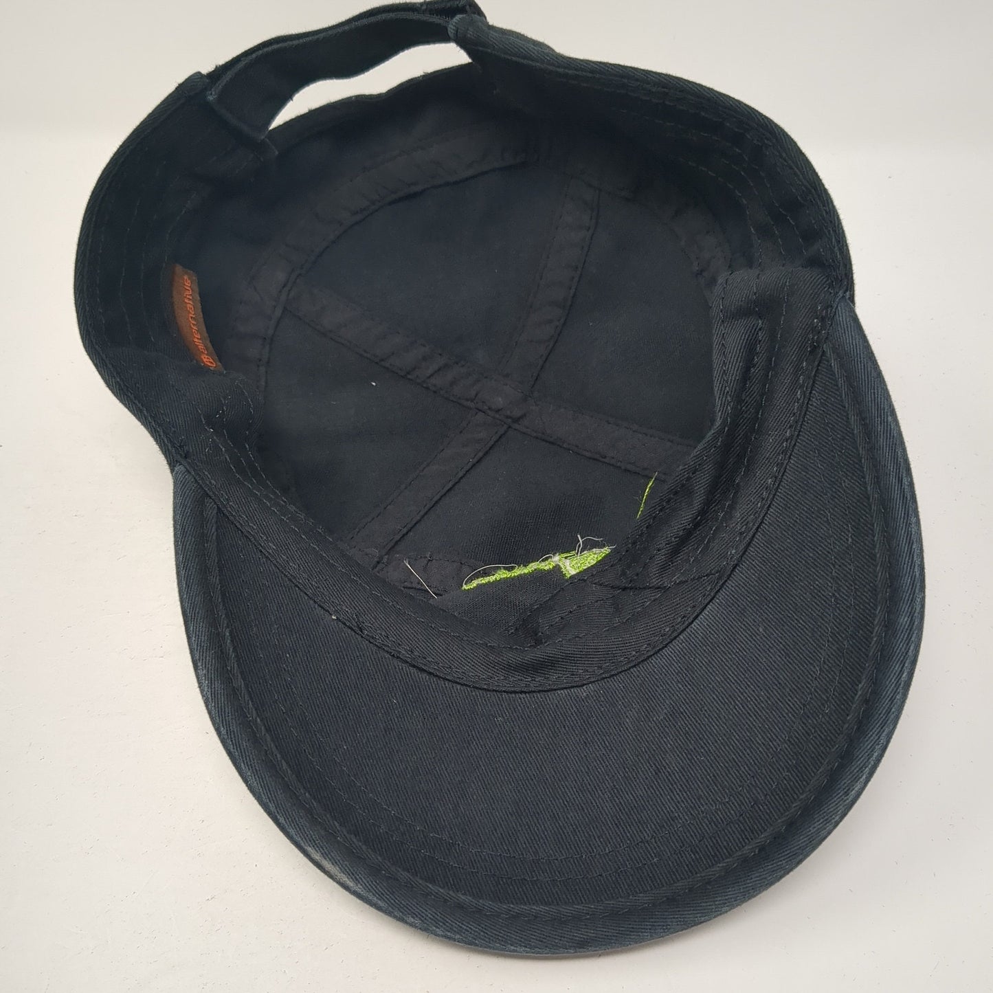 Soco & Lime Strapback Cadet Army Cap Hat Black One Size Adjustable