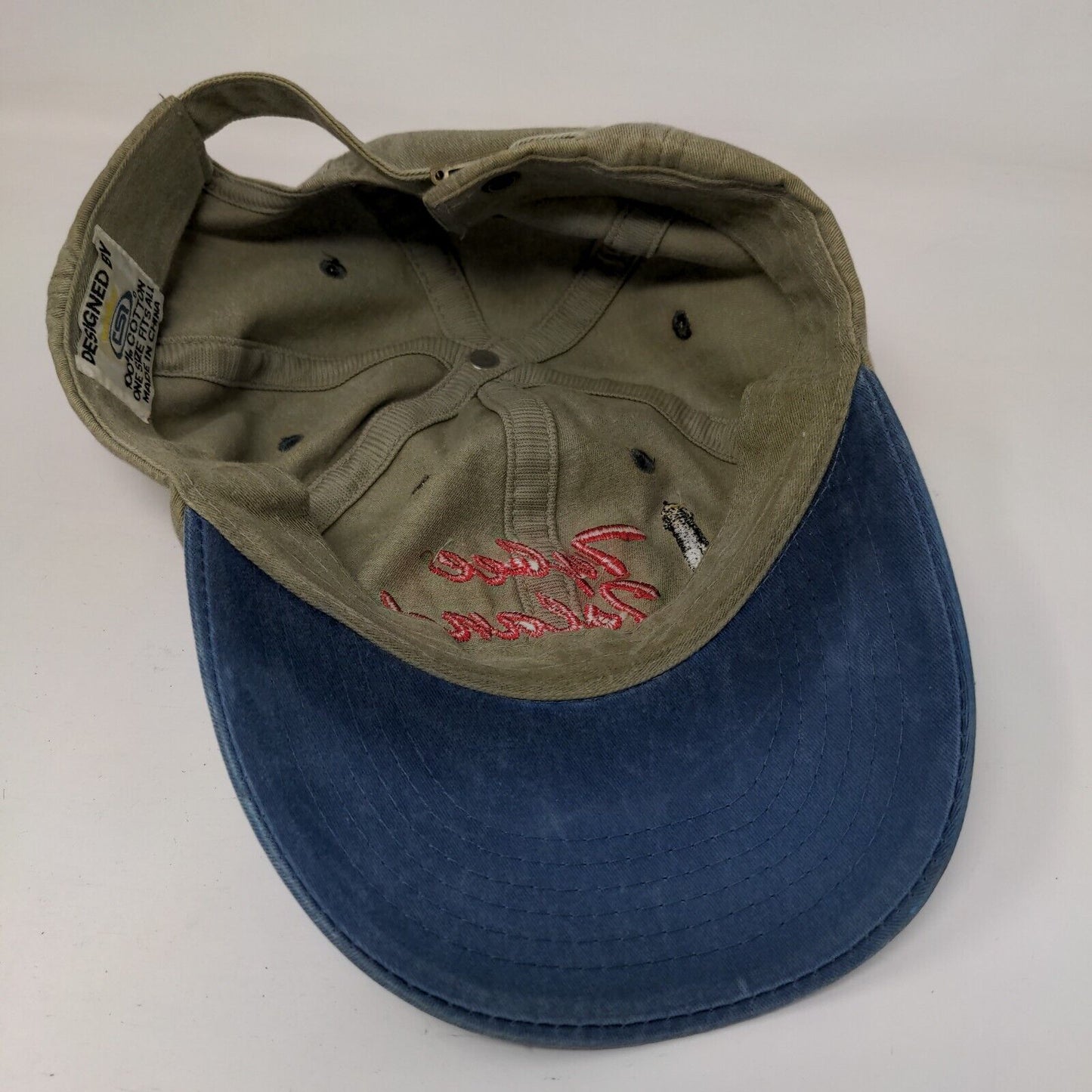 Tybee Island GA Slideback Hat Multicolor OSFA Adjustable Embroidered 6 Panel