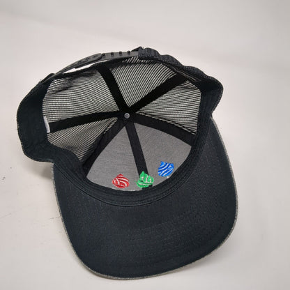 Elements Massage Snapback Trucker Hat Gray S Embroidered Mesh Back Richardson