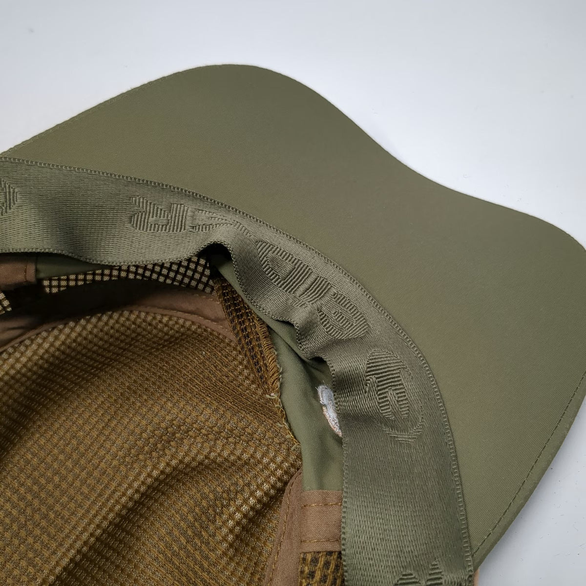 Eider Army Cap Green Brown One Size Mesh Flat Brim Performance Outdoor Hat