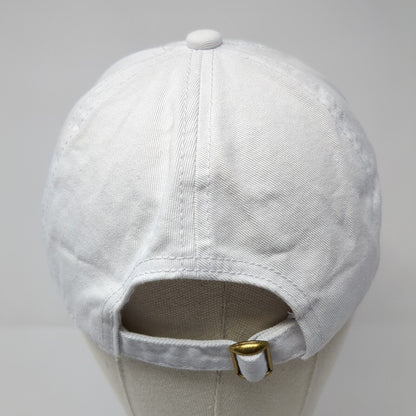 Peace Sign Slideback Hat White One Size Embroidered Patriotic David And Young