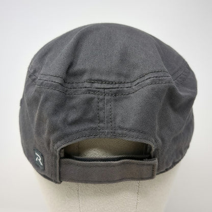 Richardson Army Cap Gray One Size ELEVATION486 Strapback Cotton Adjustable Hat