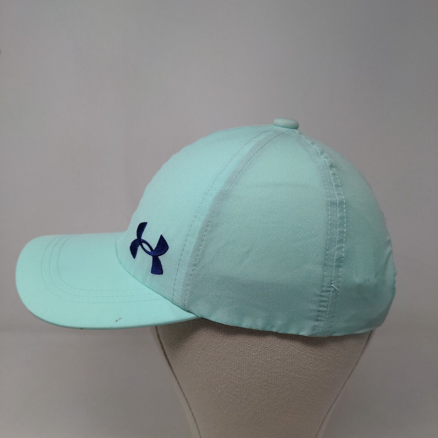 Under Armour Boy's Strapback Hat Green Blue Size OSFA Embroidered Logo