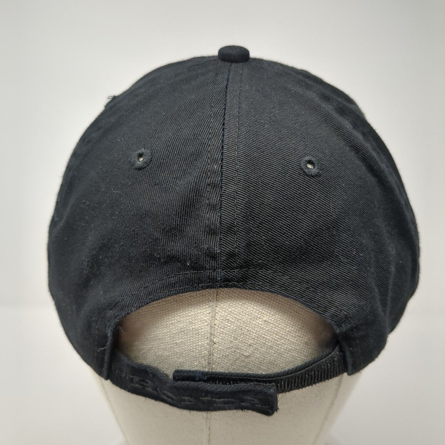Honda Strapback Baseball Cap Black One Size Adjustable Embroidered 6 Panel