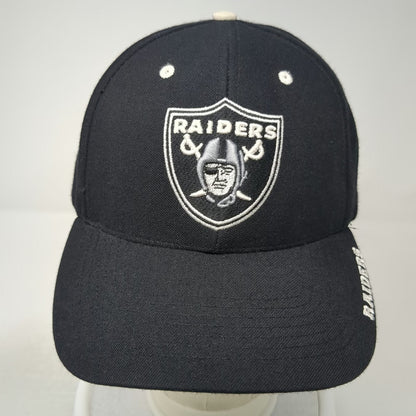 Twins Enterprise NFL Las Vegas Raiders Cap Black OSFM Shield Logo Embroidered