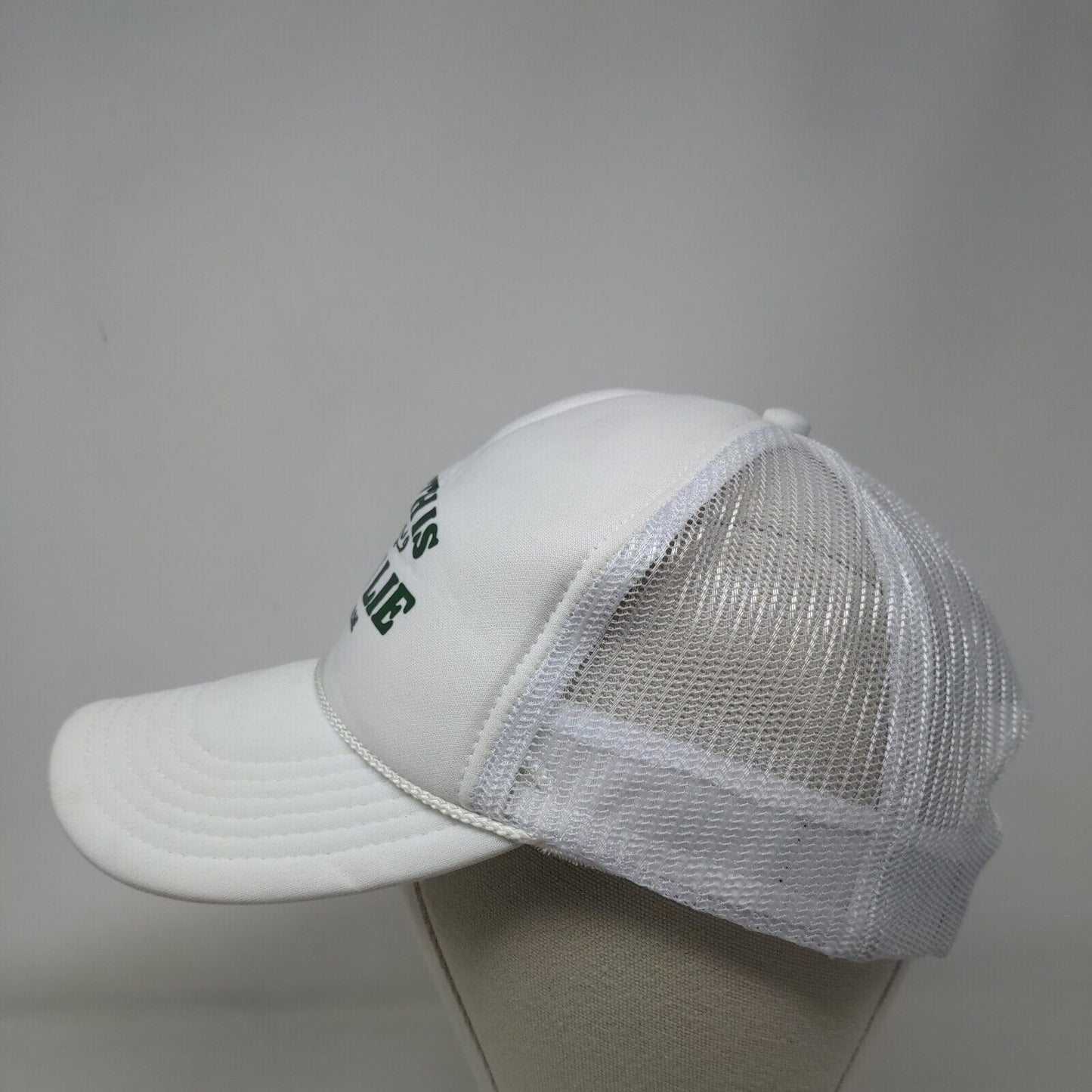 Truth Is I Can Lie Kameron Marlowe Snapback Trucker Hat White OSFM Rope Otto