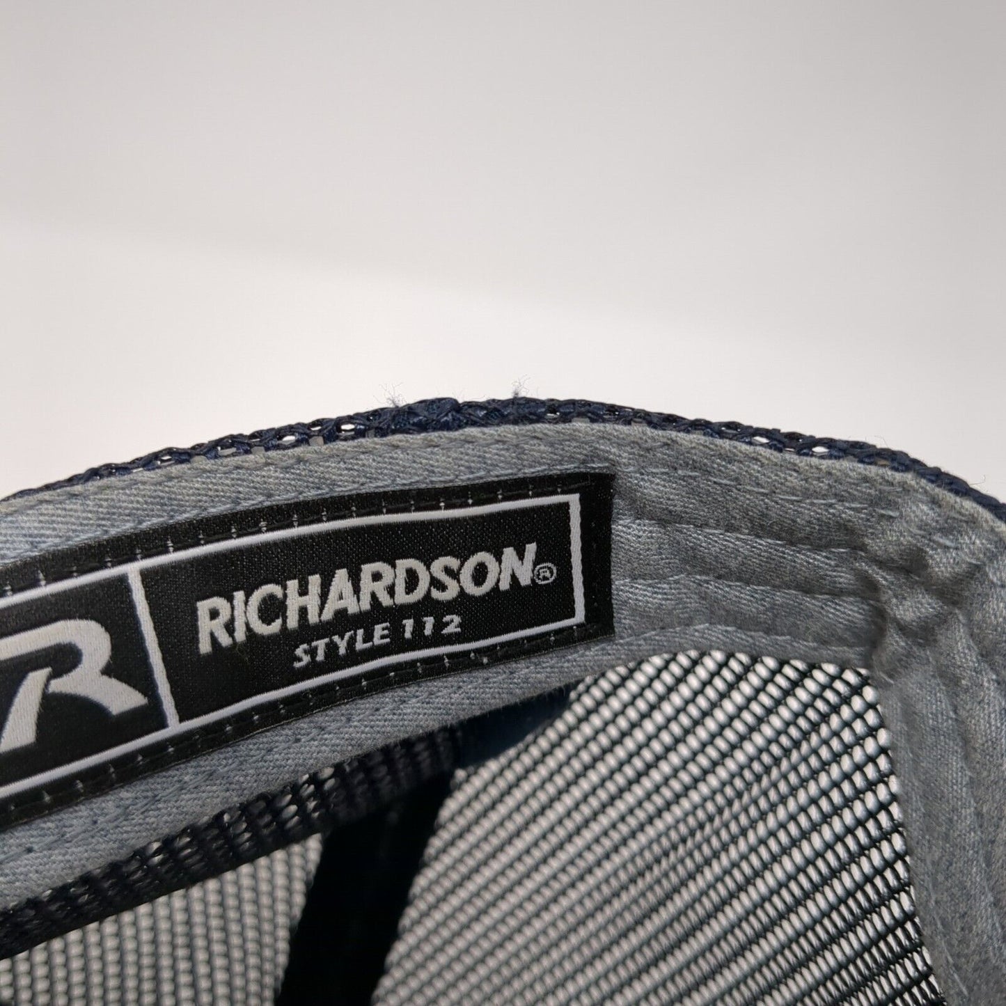 ST Snapback Mesh Back Trucker Hat Gray One Size Embroidered Richardson