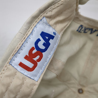 USGA Baseball Cap Beige OSFM 2006 US Open Winged Foot Member Golf Hat Strapback