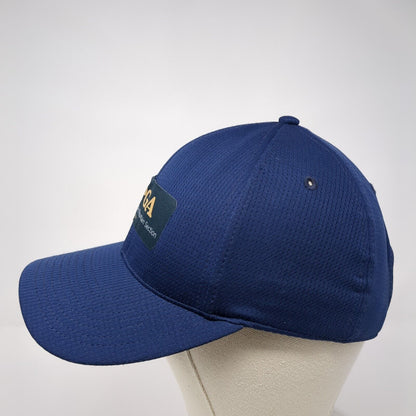 PGA Rocky Mountain Section Strapback Hat Blue One Size Levelwear 6 Panel