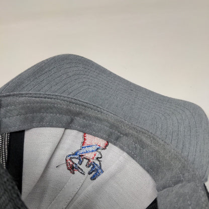 Deer Snapback Mesh Back Trucker Hat Gray One Size 6 Panel Richardson