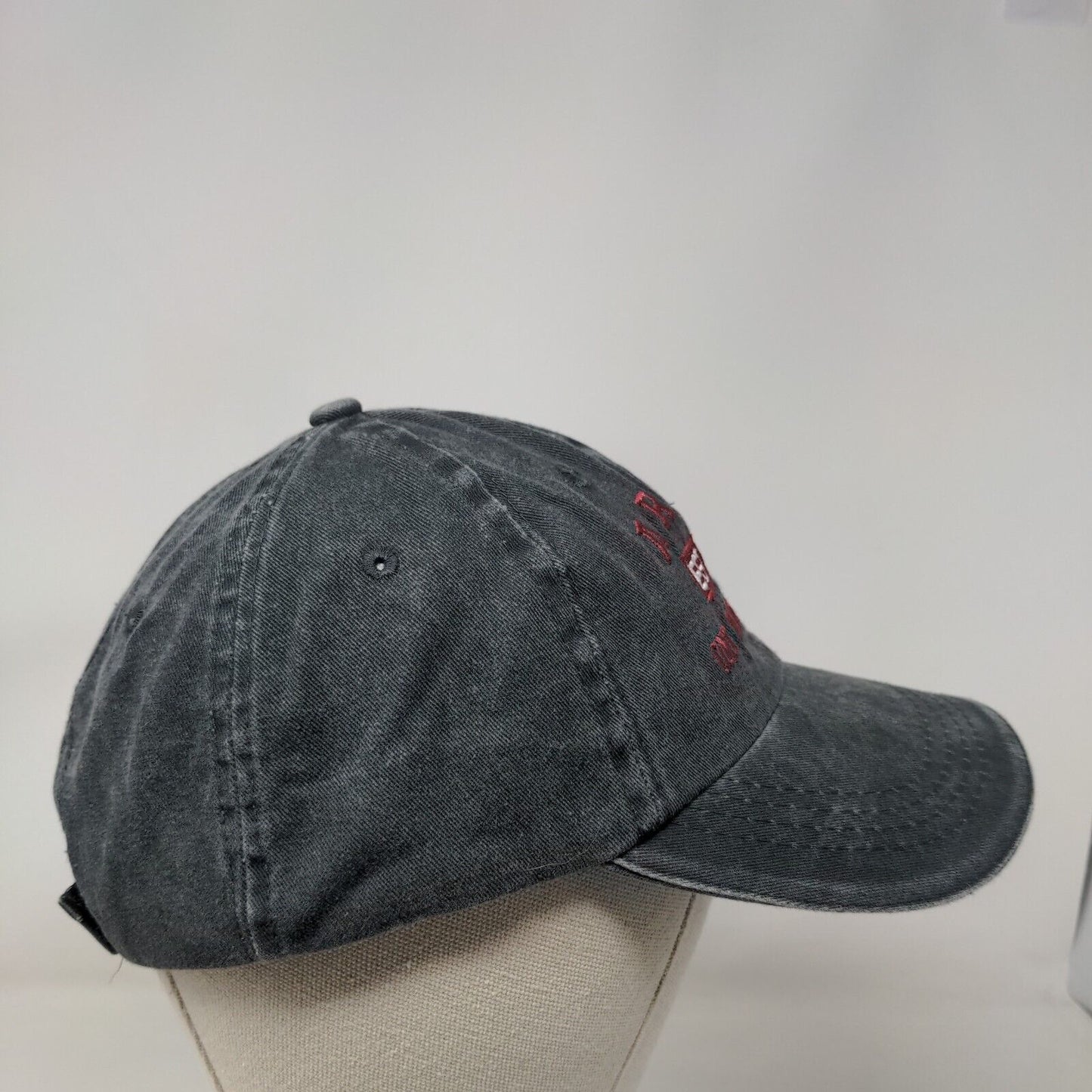 Aruba One Happy Island Est. 1499 Slideback Hat Gray One Size Embroidered 6 Panel