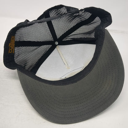 Salty Crew Trucker Hat Gray One Size Mesh Back Snapback Sink Swim Hook Logo