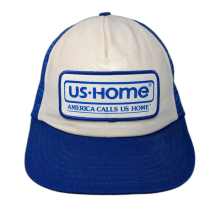 The Winner Trucker Hat Blue Vintage US-Home America Calls Us Home Snapback Mesh