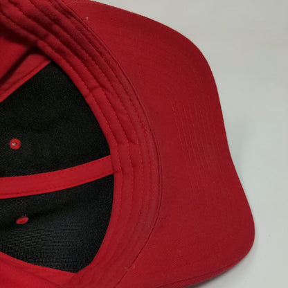Russell Worn By America's Top Teams Snapback Hat Red OSFM Embroidered