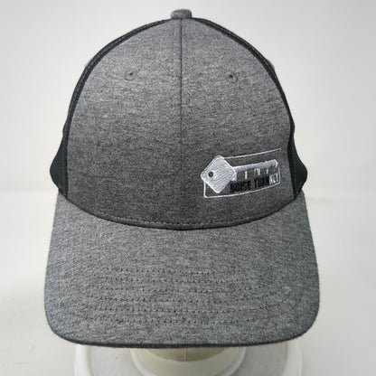 Cap America Baseball Cap Gray One Size Mesh Back Slideback Boise Turn Key Hat