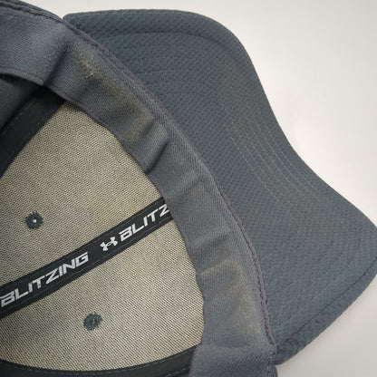 Under Armour Fitted Hat Gray XL Embroidered UA Classic Fit Blitzing