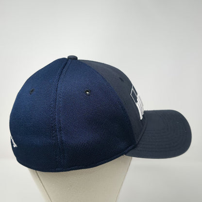 Callaway Baseball Cap Blue XL KPMG Logo Mesh Back Stretch Fit Golf Hat A-Flex
