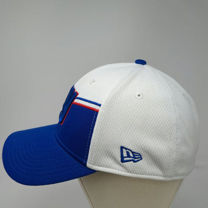 New Era New York Giants NFL Cap Blue White L 39THIRTY Stretch Fit Curved Brim