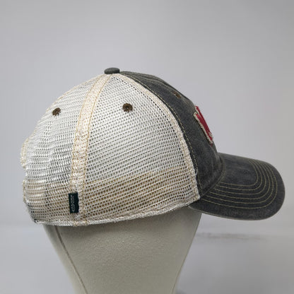 Legacy Trucker Hat Gray One Size Mesh Back Snapback Moab Utah Red White Green