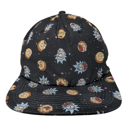 Rick and Morty Snapback Trucker Hat Multicolor OSFM Adjustable Mesh Back