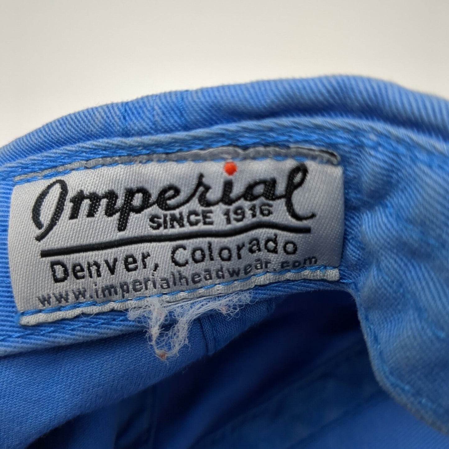 Cascade Raft & Kayak Strapback Hat Blue One Size Adjustable Imperial