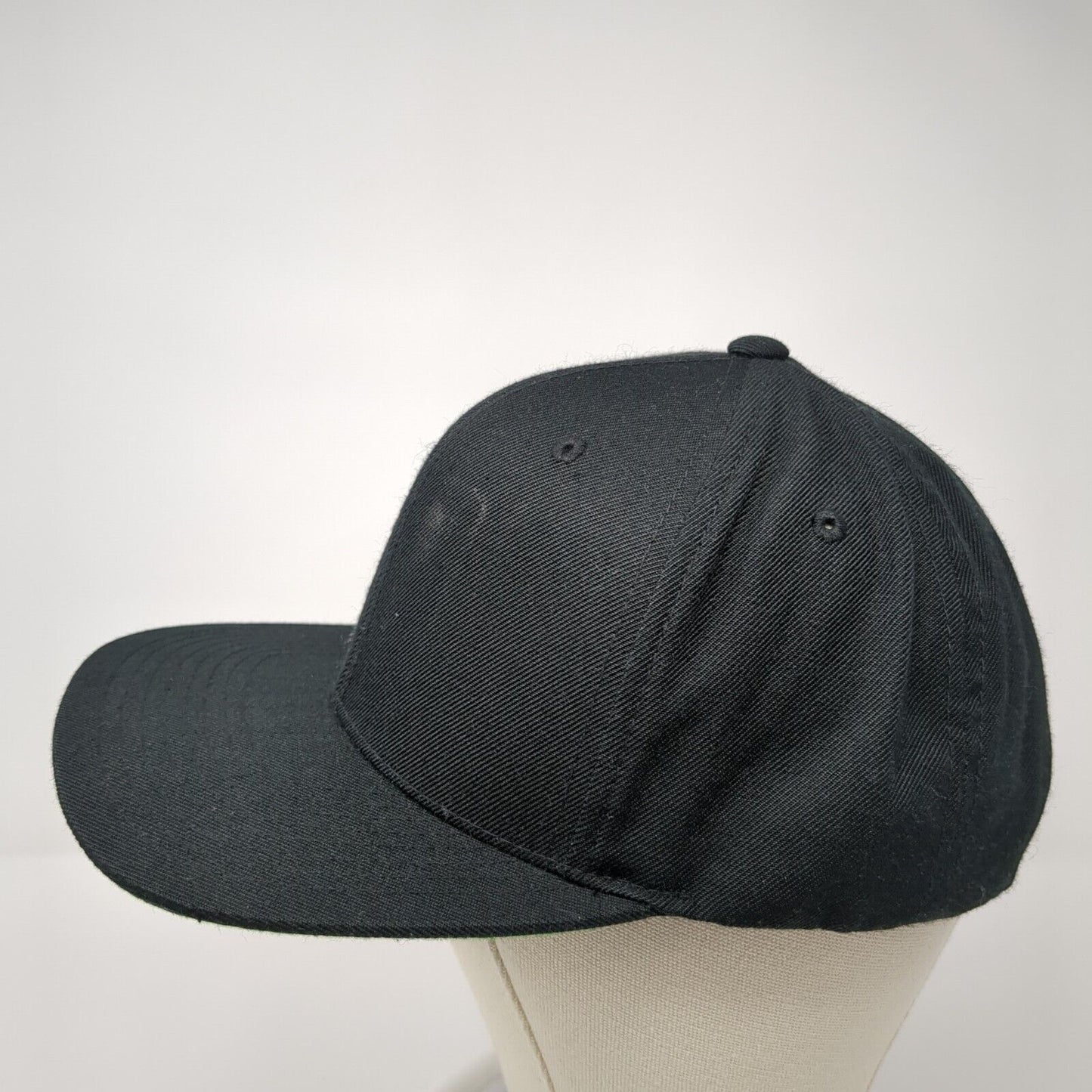 Chevy Only Snapback Hat Black One Size Adjustable Blank Yupoong 6 Panel