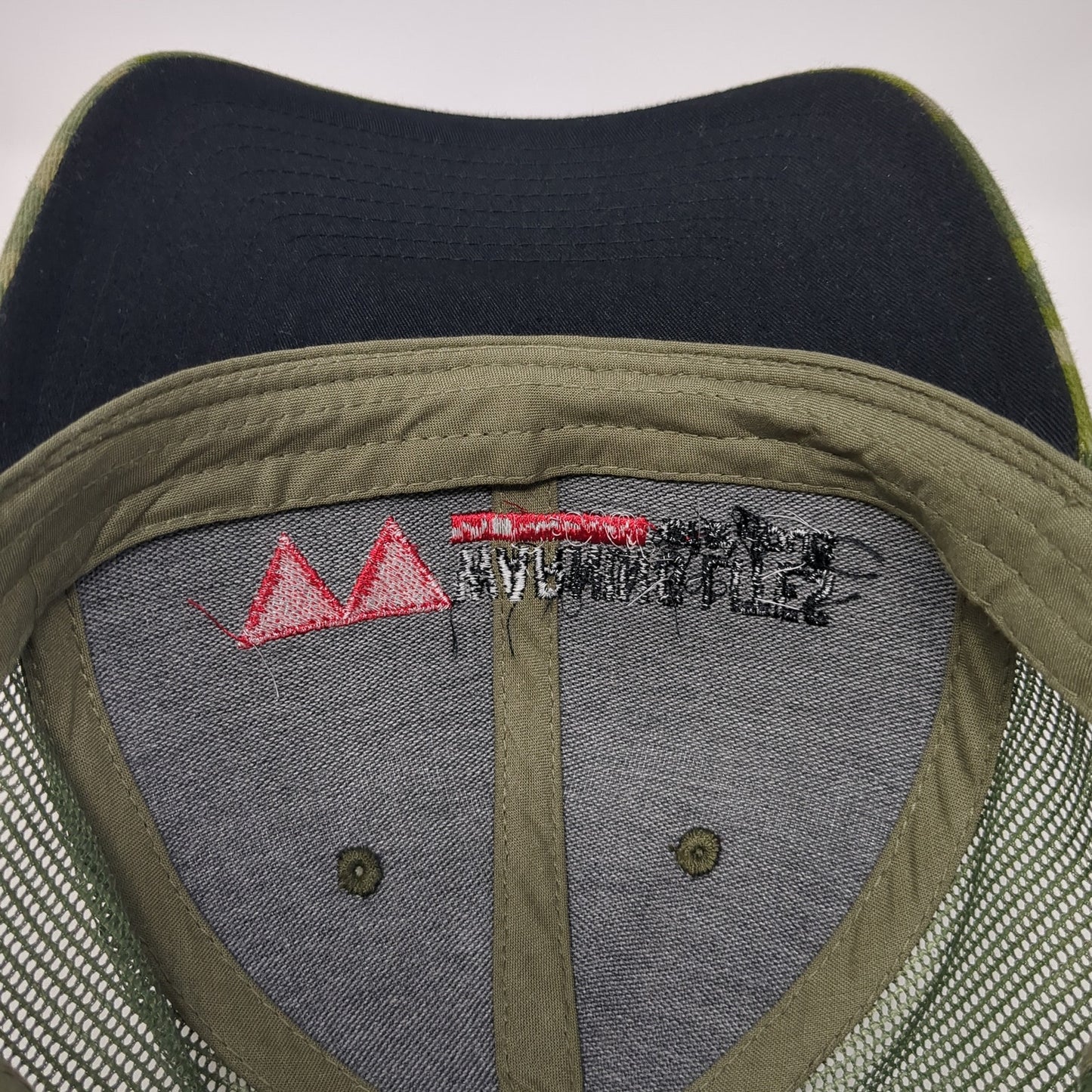 Warning Lites Of St. Louis Trucker Hat Multi OS Adjustable Camo Mesh Yupoong