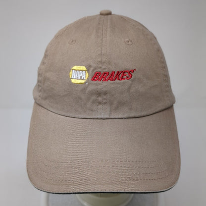 NAPA Brakes Strapback hat Brown One Size Adjustable Embroidered Cap America