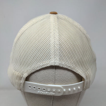 Southern Yell Snapback Trucker Hat Brown M/L Embroidered Mesh Back Richardson