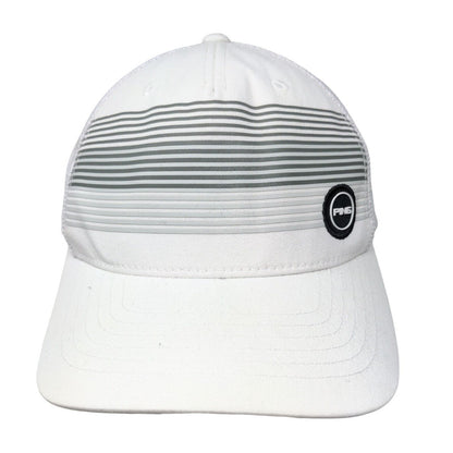 Ping Men's Fitted Mesh Back Trucker Hat White Size L/XL Embroidered Logo