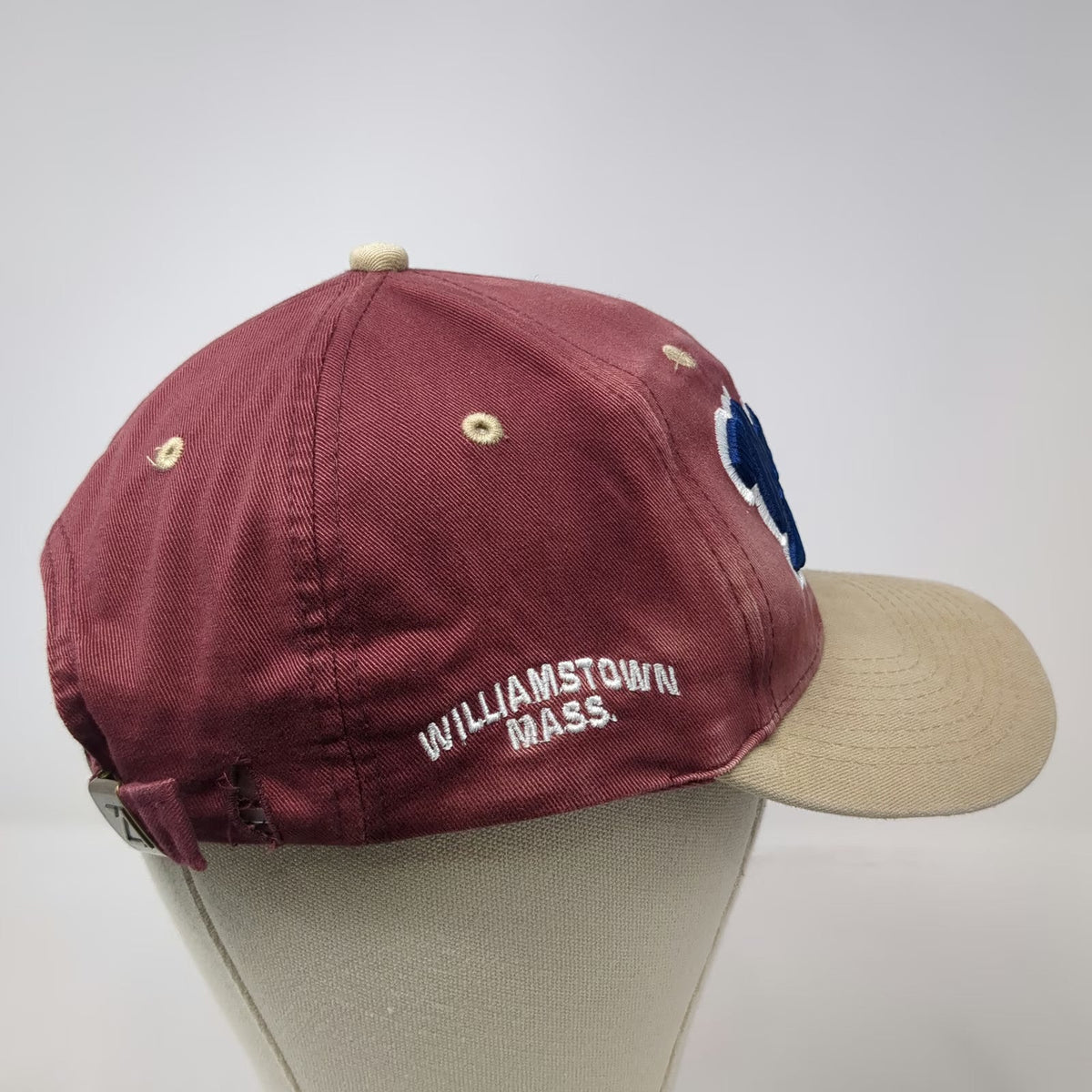 Ahead Baseball Cap Red Beige One Size Waubeeka Golf Links Williamstown Mass Hat